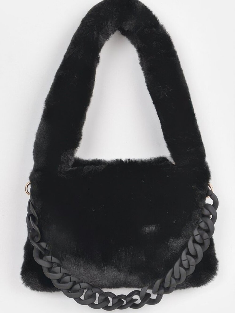 Faux Fur Shoulder Bag